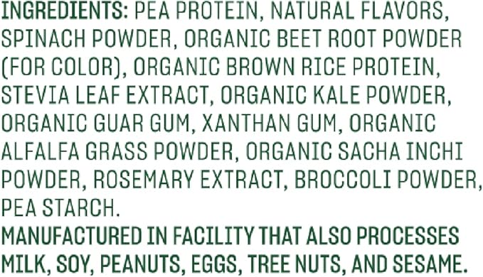 Vega Protein and Greens Protein Powder, Berry - 20g Plant Based Protein Plus Veggies, Vegan, Non GMO, Pea Protein for Women and Men, 1.3 lbs (Packaging May Vary)