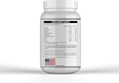 Warfare 2 lbs Advanced Whey Protein Blend 22g Protein per Serving Amazing Flavors (2 lbs, Vanilla Milkshake)