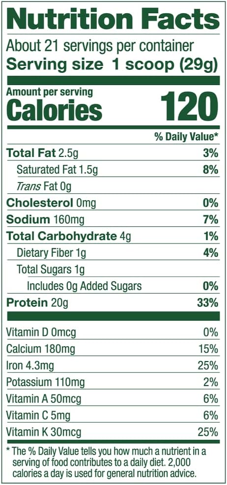 Vega Protein and Greens Protein Powder, Berry - 20g Plant Based Protein Plus Veggies, Vegan, Non GMO, Pea Protein for Women and Men, 1.3 lbs (Packaging May Vary)
