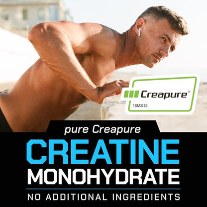 Muscle Feast Creapure Creatine Monohydrate Powder, Vegan Keto Friendly Gluten-Free Easy to Mix, Mass Gainer, Muscle Recovery Supplement and Best Creatine for Muscle Growth, Watermelon, 300g