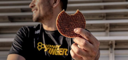 Honey Stinger Gluten Free Organic Waffles -12 Count Variety Pack With Sticker and Polybag - Energy Source - 4 Units Each of Salted Caramel, Cinnamon and Cookies & Cream