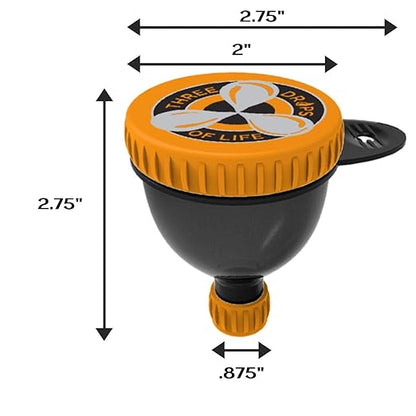 On The Go Protein Funnels, Supplement Funnels for Pre and Post Workouts, Small Protein Funnel (1, 70ML)