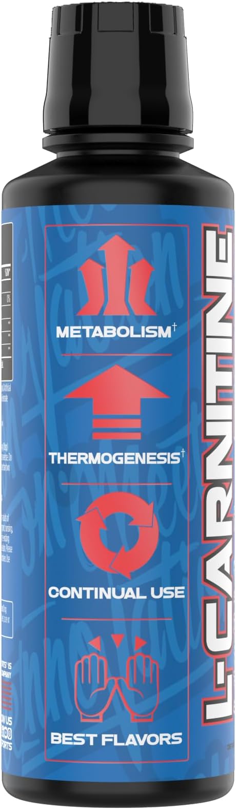 L-Carnitine 3000 Liquid | 3000 mg Carnitine Supplement | Zero Calorie Zero Sugar Keto Friendly for Men and Women – Great Tasting| 31 Servings (Patriot Pop, 16 fl. oz.)