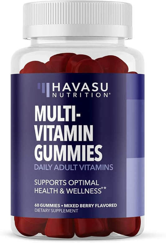Multivitamin Gummies for Men and Women - GLP-1 Nutritional Support with Daily Vitamins and Minerals for Optimal Wellness - Adults Multivitamin Gummy with Vitamin C, D and Zinc - Month Supply