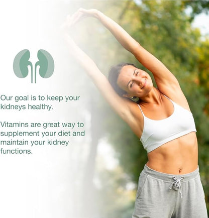 Puregen Labs Kidney-Vite | Premier Kidney, Renal Support | Non-GMO, Gluten-Free, No Artificial Color Additives | 2 Pack – Total 200 Tablets