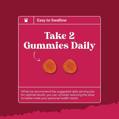 Fertility Gummies for Women Trying to Conceive - Yummy Gummy Fertility Supplement for Women with Myo-Inositol Folic Acid & Vitex Chasteberry - Vegan Non-GMO & Gluten Free - Juicy Peach (60 Servings)