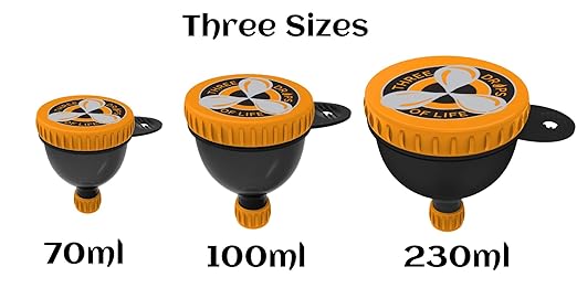 On The Go Protein Funnels, Supplement Funnels for Pre and Post Workouts, Small Protein Funnel (1, 70ML)