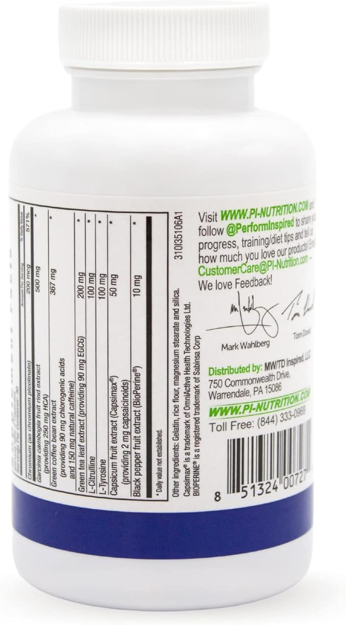 Performance Inspired Nutrition Diet & Energy Supplement - 60 Count