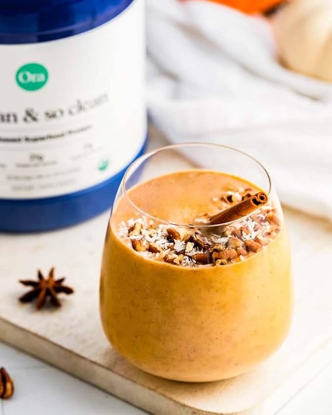 Ora Organic Vegan Protein Powder - 21g Plant Based Protein Powder for Women and Men | Clean Protein Source, Keto Friendly, Gluten Free, Paleo, Dairy-Free, Gluten-Free, Soy-Free (Vanilla Chai)