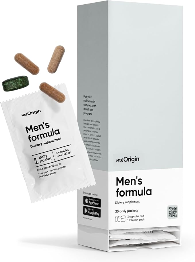 Multivitamin for Men, Full-Spectrum Supplement with Zinc, Vitamin D, C, B12, Maca, Biotin, Saw Palmetto – 82 Wholesome Nutrients for Men's Health Support, Energy, Healthy Hair, 30 Day Supply