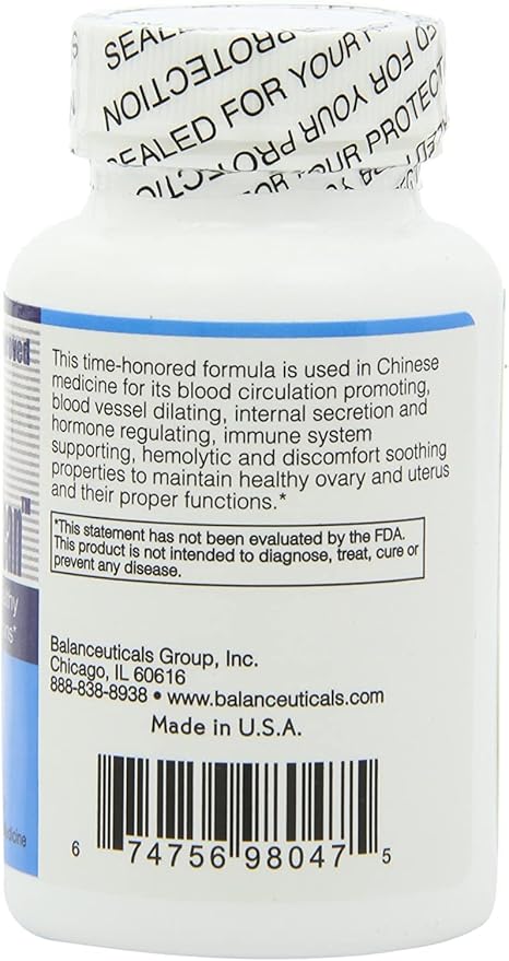 Ovary & Uterus Clean, 500 mg Dietary Supplement Capsules, 60-Count Bottle (Pack of 2)