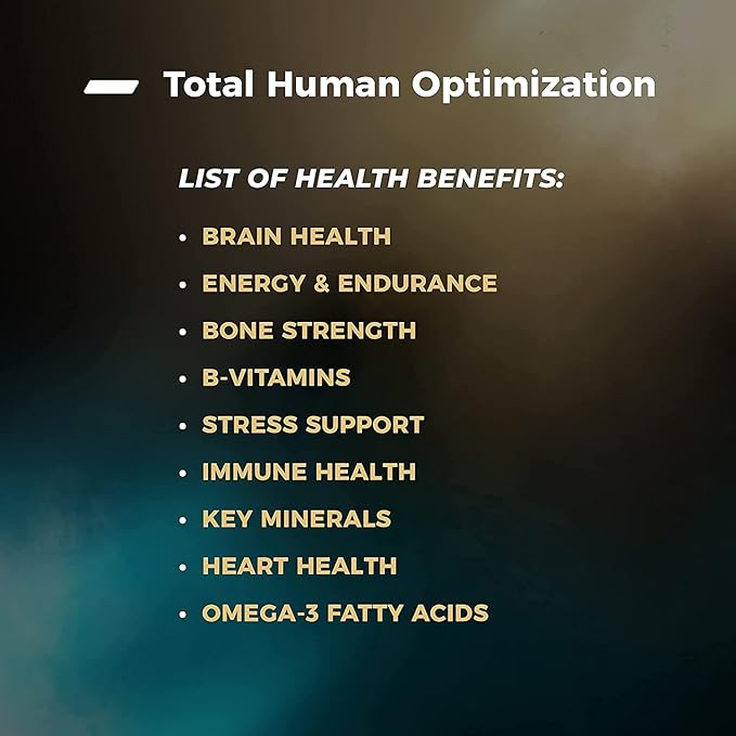 ONNIT Total Human Day and Night Vitamin Packs for Men and Women, 7-Day Supply Capsule- Adult Multivitamin