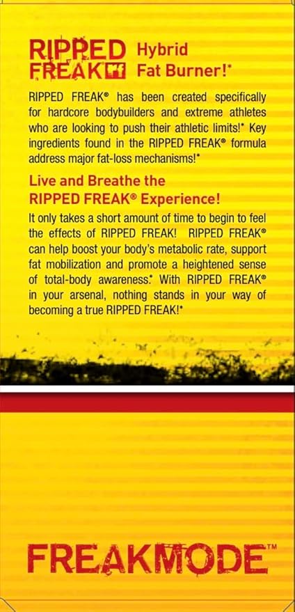 Pharmafreak Ripped Freak 60ct - USA - Hybrid Fat Burner