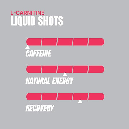 PROSUPPS L-Carnitine Stimulant Free Liquid Shots for Men & Women - Workout Drink for Performance & Muscle Recovery - Clean Energy, No Sugar, No Carbs (31 Servings, 1500 Watermelon)