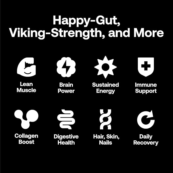 Happy Viking Greeña Colada Plant Protein Powder, Created by Venus Williams, 20G Protein, Low Carb, Keto, Vegan, Gluten-Free, Non-GMO, Superfoods, Complete Meal Replacement, 1 Canister (24 oz.)