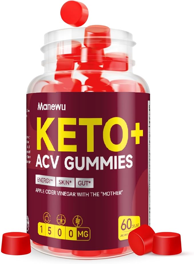 Keto ACV Gummies - 1500mg Keto Gummies Diet Supplement for Women & Men - Natural Apple Cider Vinegar with Mother - Gluten Free, Vegan, Non-GMO, Made in USA