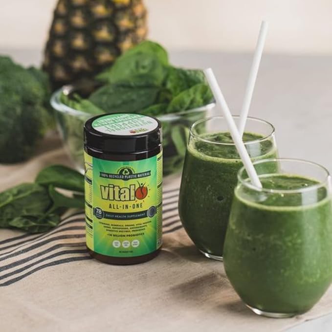 Vital Greens Antioxidant Superfood Powder Natural Multivitamin Formula 120gm / 4.23 oz