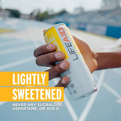 LIFEAID Vitality Blend, Daily Vitamins with Turmeric to Help Reduce Mild Inflammation from Everyday Stress, Healthy Soda Replacement, 100% Clean, Vegan, GF, 12 Fl Oz (Pack of 4)