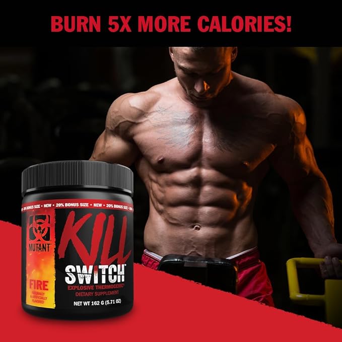 Mutant Killswitch Ultra Thermo | Thermogenic Pre Workout | Fire 162g