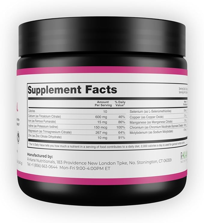 Barisentials Bariatric Multimineral Supplement- Post-Bariatric Surgery Support for Gastric Bypass, Sleeve Gastrectomy - Easy-to-Dissolve Mineral Powder- 240g