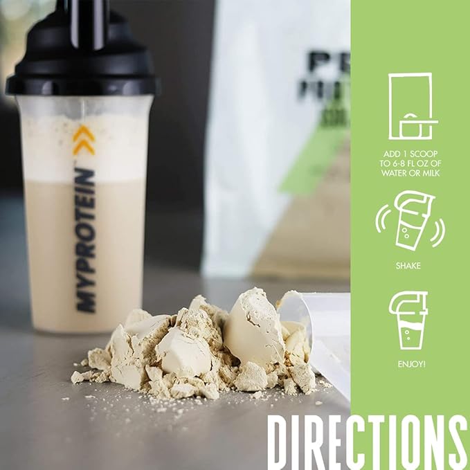 Myprotein® - MYVEGAN Pea Protein Isolate Powder - Natural Plant Based Protein Powder - Gluten Free, Sugar Free, Vegan Fitness Nutrition - Recovery w/Amino Acids - Unflavored, 2.2 Lb (40 Servings)