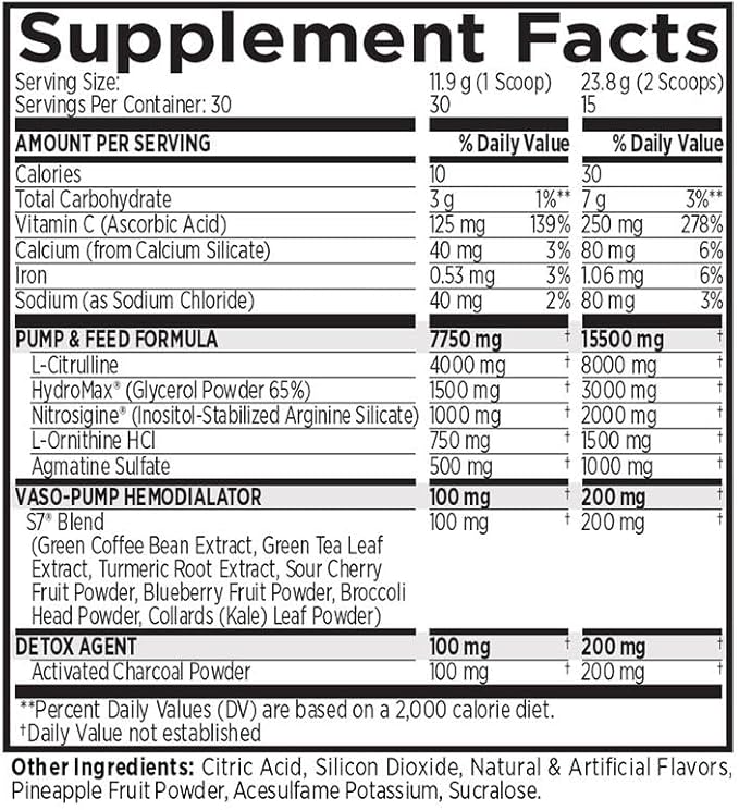 MRI NO2 Black Nitric Oxide Supplement for Pump, Muscle Growth, Vascularity & Energy - Powerful NO Booster Pre-Workout with Citrulline + 30 Servings (Swoleberry)