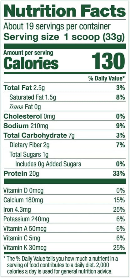 Vega Protein and Greens Protein Powder Chocolate (19 Servings) - 20g Plant Based Protein Plus Veggies, Vegan, Non GMO, Pea Protein for Women and Men, 1.4lb (Packaging May Vary)