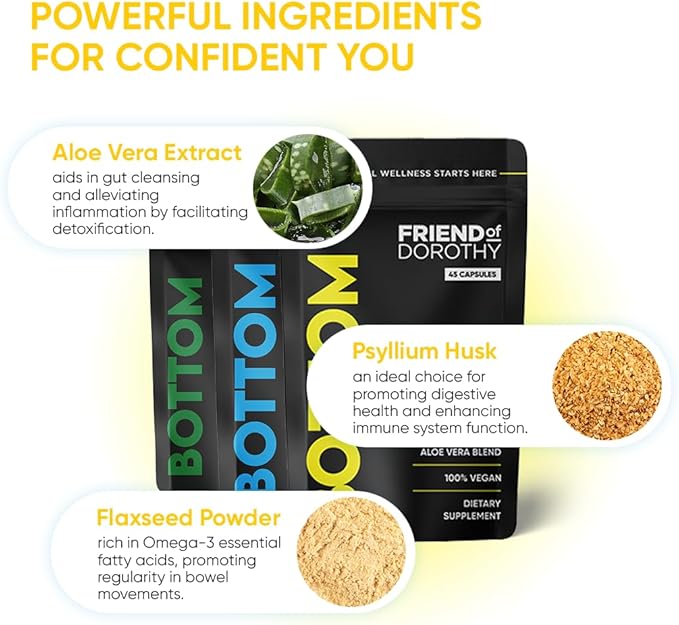 Fiber Supplement for Effortless Prep Time - Helps Promote Digestive Regularity - Psyllium Husk Based - 45 Vegan Capsules