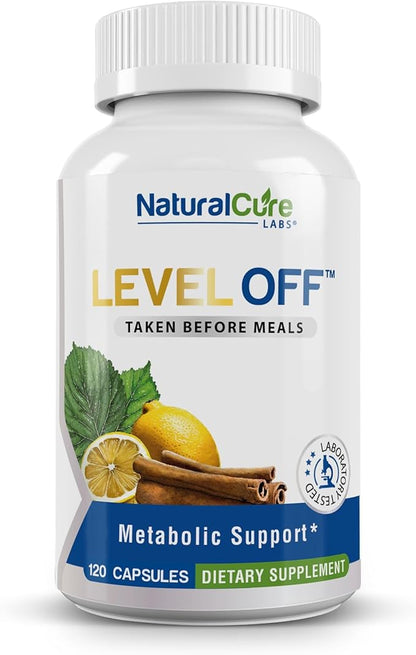 Level Off - Spike Curb Supplement 120 Capsules 60 Servings Vegan, Non-GMO, Gluten Free