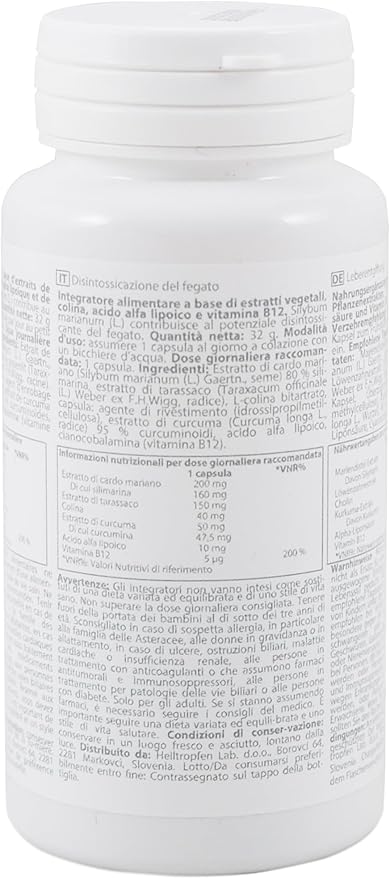 Liver Detox Vegetarian caps | 60 Capsules | Dietary Supplement