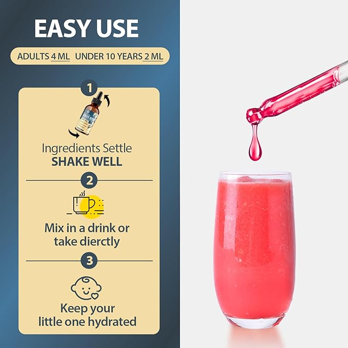 Zeolite Detox for Kids and Adults, Premium Zeolite Clinoptilolite Liquid with Methyl Vitamin B12 & D3, Gentle Heavy Metal Detox for Kids, Energy, and Focus, Monk Fruit Flavor, 4 Fl Oz