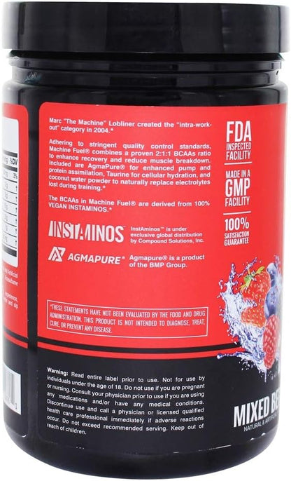 MTS Nutrition Machine Fuel - Recover Replenish Refuel - Vegan Hydration Supplement - Mixed Berry - 30 Serving