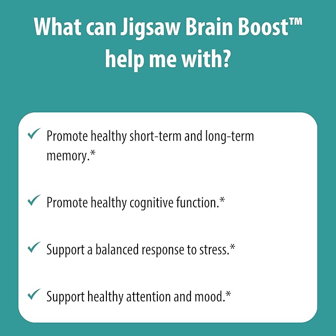 Jigsaw Health Brain Boost | Magnesium L-Threonate | 90 Capsules