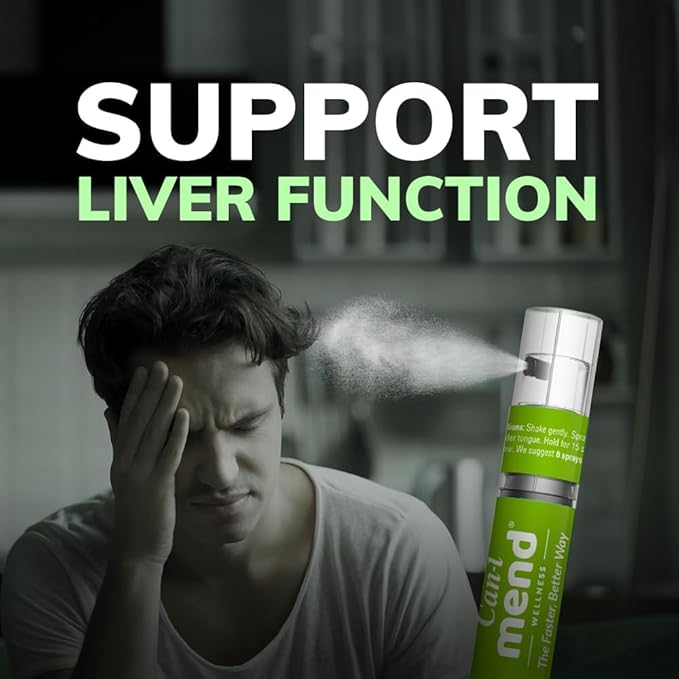 Post Party Relief Detox| Fast Acting Vitamin Spray | 30 Servings 240 Sprays | Natural Liver Support | Multi Vitamins A, E, B6 | Immune Support | After Drink Remedy | Can I Mend by Can-i Wellness