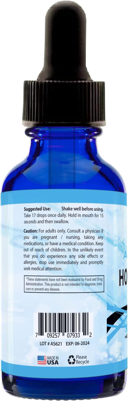 Absonutrix Horse Chestnut Extract 550 mg 4 Oz Drops, 200 Servings, Helps Detoxify, Improves Circulation, Third-Party Tested, General Health Support, Nutritional Boost, Made in USA