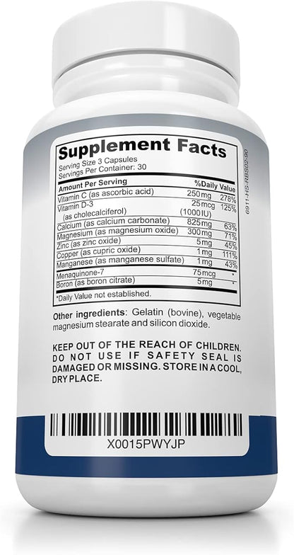 Bone Builder Joint Supplements for Women - Increased Bone Health Plus New Growth - Bone Strength Formula - Organic Bone Care for Max Raw Absorption Boost - Feel New Life & Alive