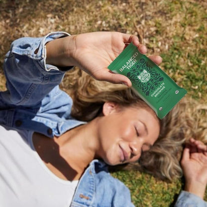 Organic Functional Mushroom Protein Bars | Full Dose (1500mg) Lions Mane, Chaga, Reishi & Cordyceps Bars | Vegan Protein Bars, Adaptogens, Superfoods Protein Bars | Chocolate Brownie Flavor