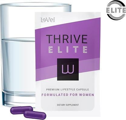 Le-Vel Thrive Elite Premium Lifestyle Capsule for Women | Womens Multivitamin Supplement & Immune Support | Gluten Free Daily Vitamins for Woman | 60 Capsules