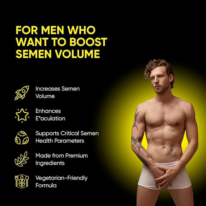 Improves Sperm Volume and Load – Semen Volume Supplement - 60 Capsules