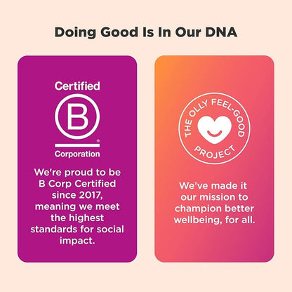 OLLY Ultra Strength Brain Softgels, Nootropic, Supports Healthy Brain Function, Memory, Focus and Concentration, Omega-3s, Vitamins B6 and B12, 30 Day Supply - 60 Count