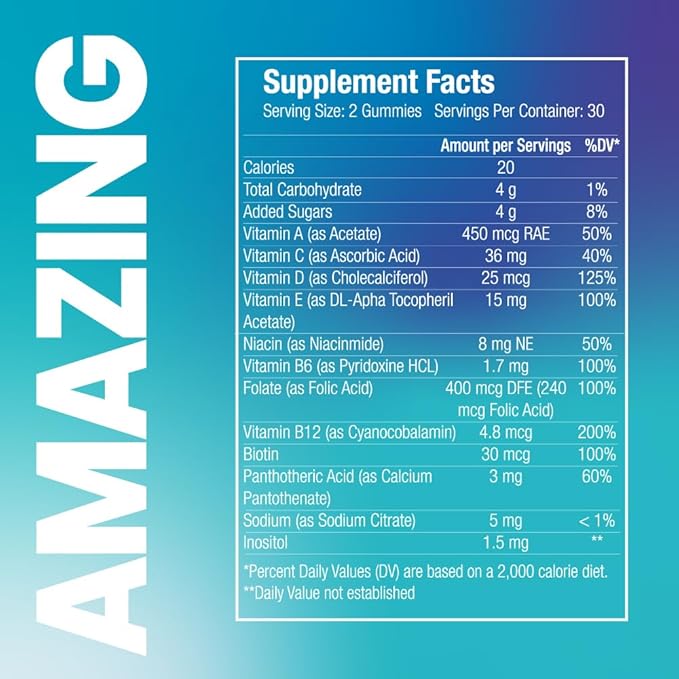 Multivitamin for Women - 120 Multivitamin Gummies - Vitamins for Women - Natural Fruit Flavor - Gluten Free & Non GMO - Pack x 2 Bottles.