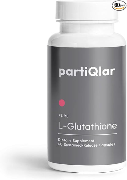 Pure L-Glutathione 500mg – L-Glutathione Supplement for Skin Whitening, Antioxidant Support & Detox – 2-Month Supply for Healthy Skin & Immune Boost - 60 Capsules