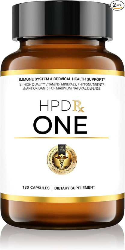 ONE Immunity Boost Multivitamin | Supplements for Women and Men | Advanced Immunity Defense Support | Helps Immune Response | 2-Month Supply, 360 Capsules, Pack of 2