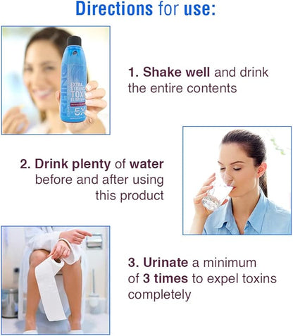 Wellgenix Omni Rhino - Extra Strength Toxin Eliminator - Same Day Detox Drink - Fruit Punch 8 fl oz (2 Pack)