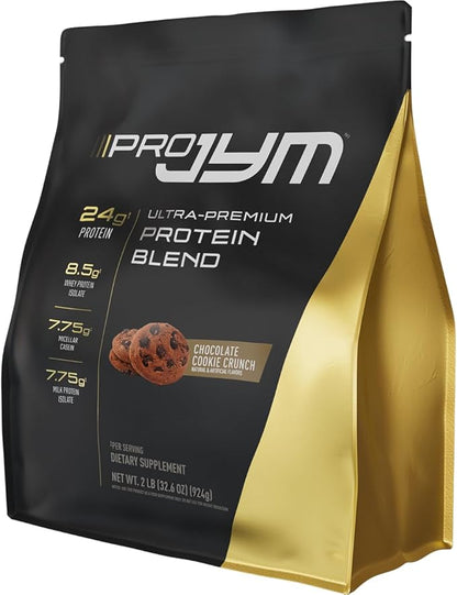 JYM Supplement Science Pro JYM Chocolate Cookie Crunch Protein Powder - Whey Protein Isolates, Casein, & Milk Protein, Lean Muscle Building for Men & Women, 22 Servings