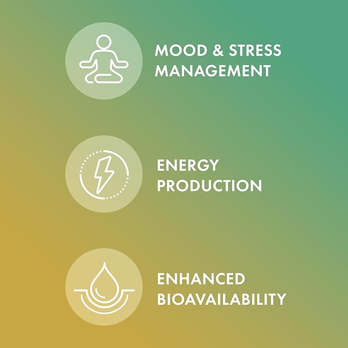 Dr. Mercola Vitamin B Complex, 30 Servings (60 Capsules), with Benfotiamine, Dietary Supplement, Supports Energy Production, Non-GMO