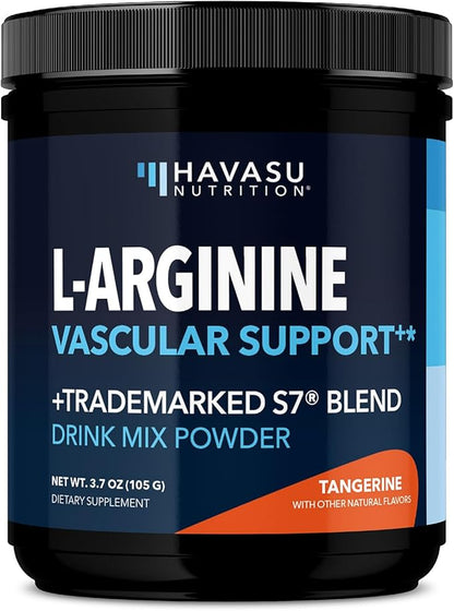Pre Workout Powder - L Arginine Powder Nitric Oxide Supplement for Men and Women - Pre and Post Workout Support - L-Arginine L Citrulline and Beet Root Powder - Endurance and Performance - Tangerine