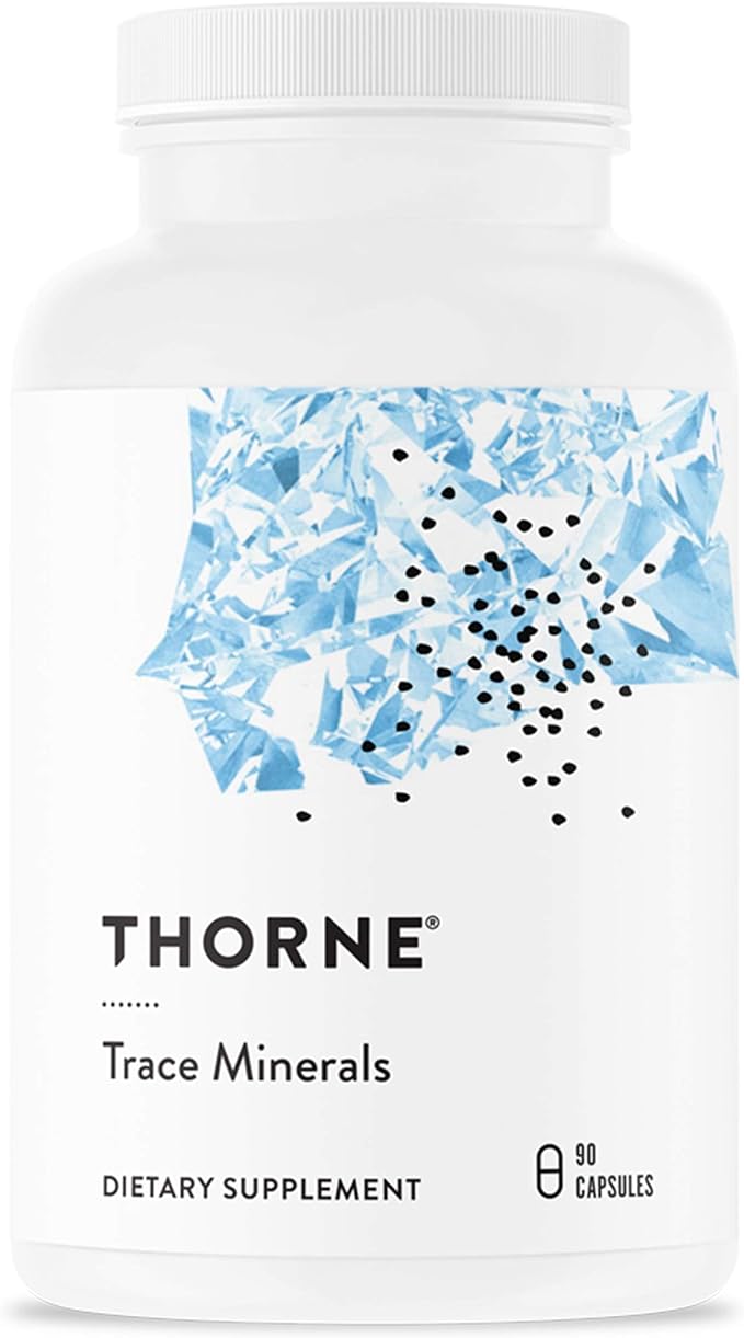 Thorne Trace Minerals - Dietary Supplement with Zinc, Boron & Selenium - Chelated Forms - Comprehensive Formula - 90 Capsules