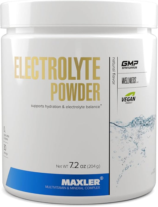 Maxler Electrolyte Powder - Hydration Powder Electrolyte Drink Mix with Trace Mineral Complex - Keto Electrolytes Powder with Natural Flavors and Sweeteners 30 Servings - Natural