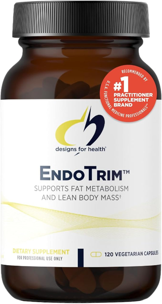 Designs for Health EndoTrim - Green Tea Extract, Garcinia Cambogia, Coleus Forskohlii + L-Carnitine Supplement for Men + Women - Vegan (120 Capsules)